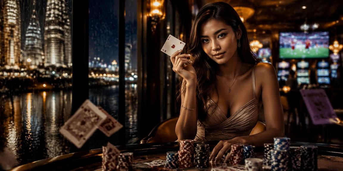 Baccarat, Roulette, dan Blackjack dengan Dealer Sebenar